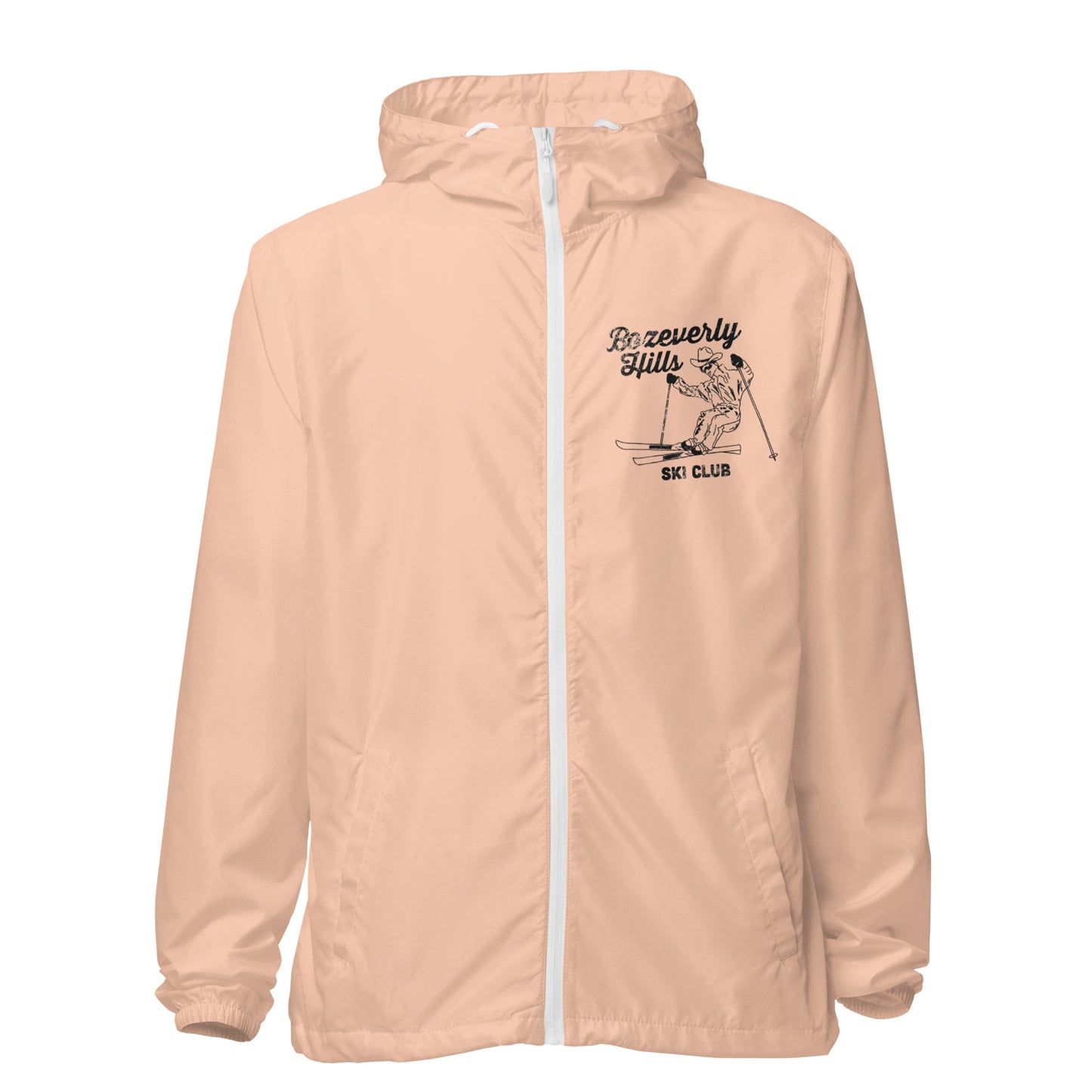 Ski Team...Unisex lightweight zip up windbreaker