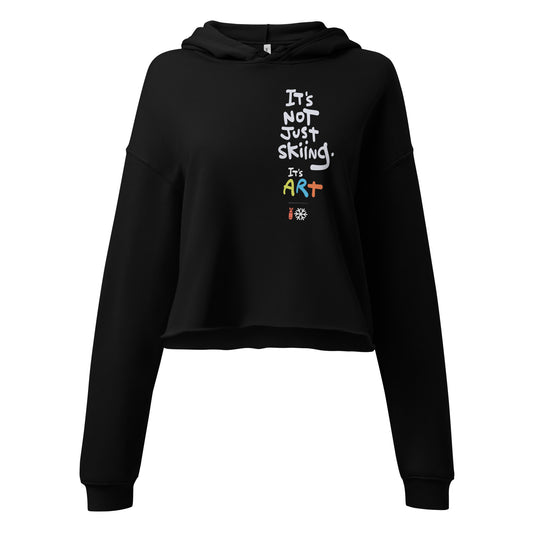 It's not just skiing...Crop Hoodie